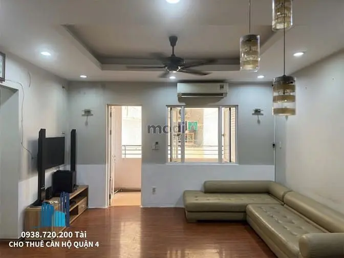 Cho Thuê Chung Cư Khánh Hội 2 - 82M2 2Pn2Wc - Giá 13Tr