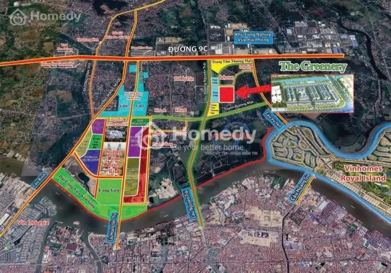 Nhà Phố Liền Kề View Sông Giá Rẻ Nhất Khu Vực