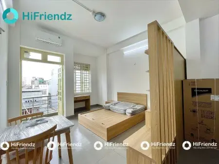 Cho Thuê Căn Hộ Studio Full Nội Thất – Cửa Sổ Lớn – Có Ban Đường Tân Sơn, Tân Bình Gần Sân Bay Tân