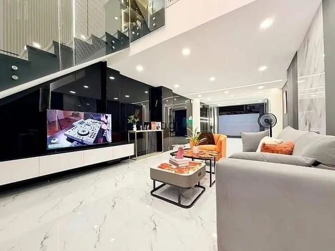 Bán Nhà Rẻ Đẹp 5 Tầng (4X13) 458/1 Nguyễn Văn Khối P8 Gò Vấp (Làng Hoa