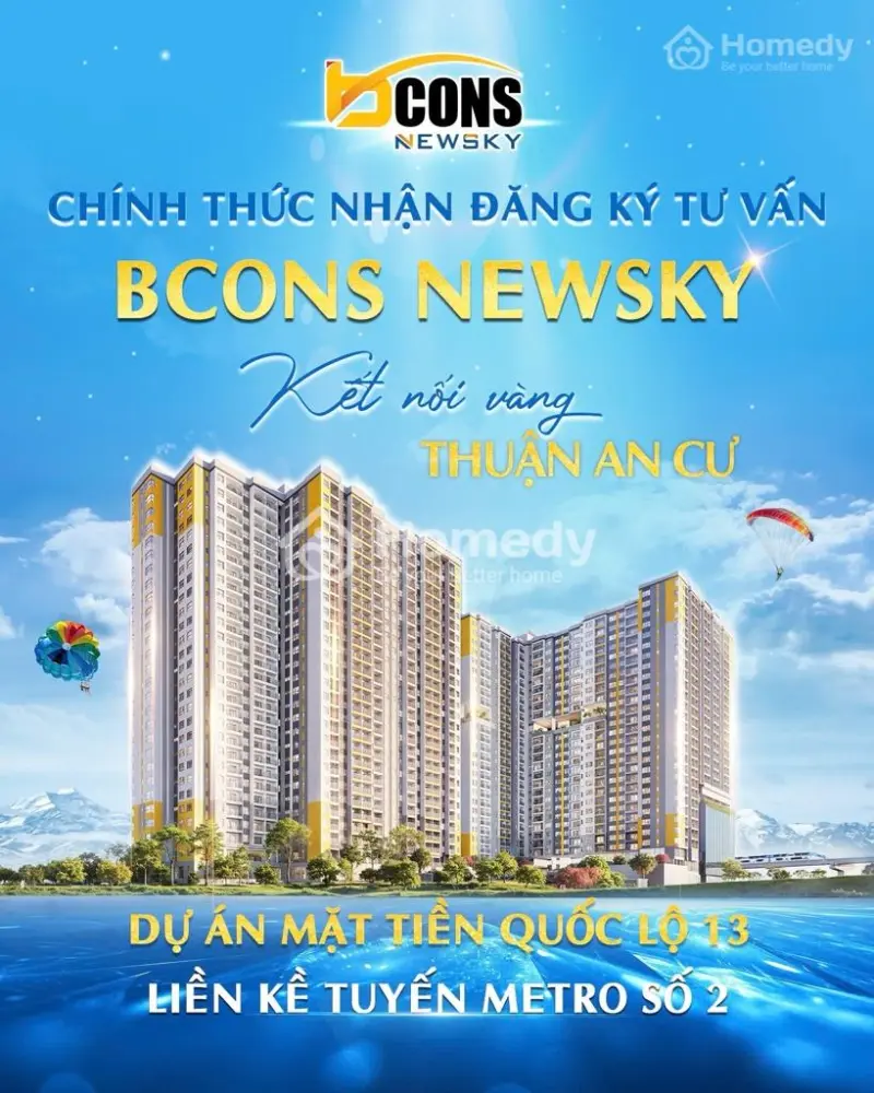 Chỉ 5% Sở Hữu Ngay Căn Hộ Mặt Tiền Quốc Lộ 13 - Giá F0 Từ Cđt Uy Tín - Cách Ga Metro Số 2 Chỉ 100M