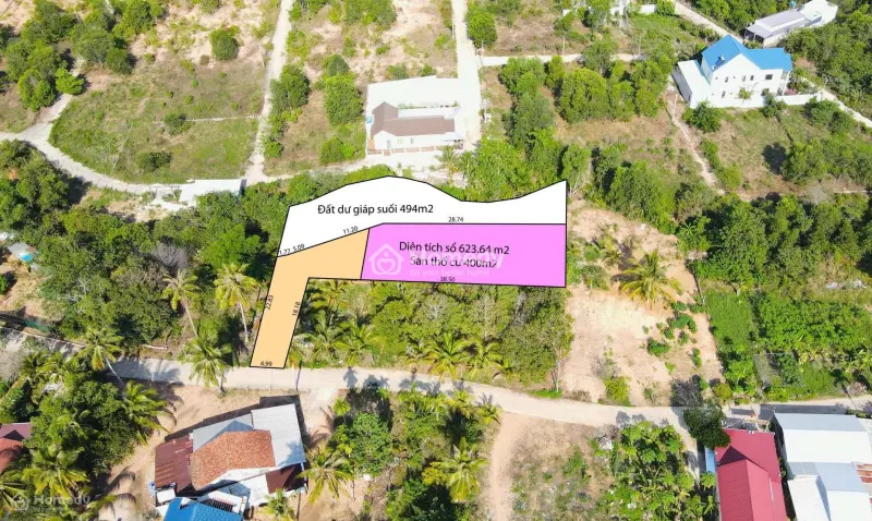 Siêu Phẩm Phú Quốc - Đất Vườn Suối Hơn 1.100M², Có Thổ Cư Sẵn!