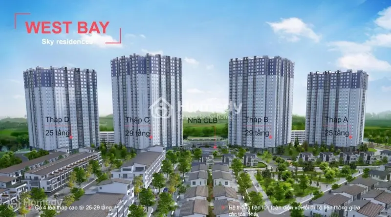 Bán 1 Ngủ +1 , 45M2 Sử Dụng - Tháp B Chung Cư West Bay Ecopark - View Hồ Nội Khu