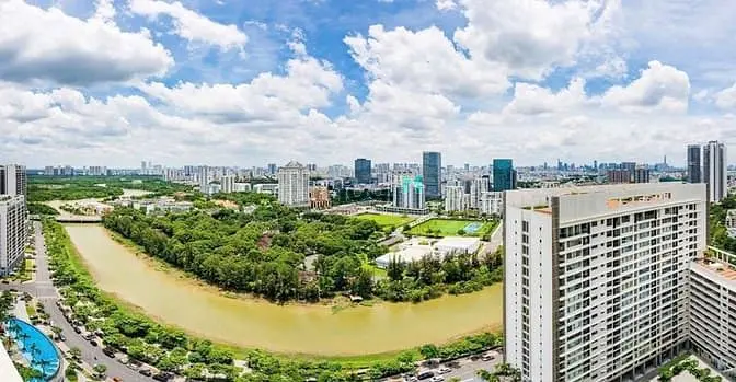 Cho Thuê Căn Hộ Midtown, 2 Phòng Ngủ, 21 Triệu, Nhà Full Nội Thất, Hcm