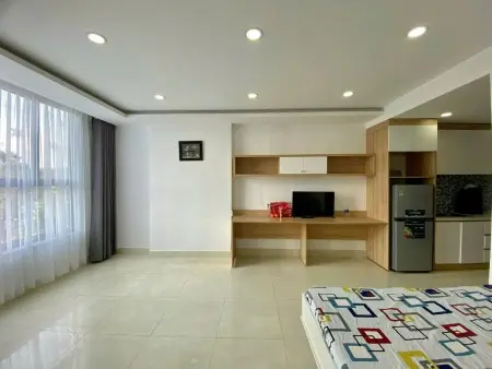 Căn 1 Phòng Ngủ Sky Center, Phổ Quang Có Nội Thất Giá12Tr