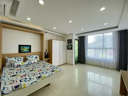 Căn 1 Phòng Ngủ Sky Center, Phổ Quang Có Nội Thất Giá12Tr