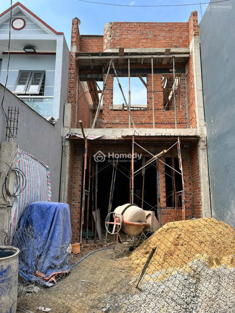 Nhà 1 Trệt 1 Lầu Hiện Đại 5X24 (Thổ Cư 100%) - Hoàn Công Đầy Đủ