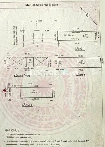 Bán Nhà Mặt Tiền Điện Biên Phủ Quận 3, 235M², Trệt 3 Lầu, Giá 110 Tỷ