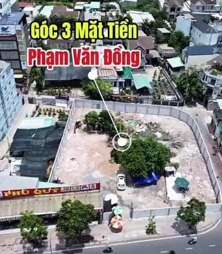 Siêu Hiếm 3 Mặt Tiền Phạm Văn Đồng, Thủ Đức – 35X38M – 179 Tỷ