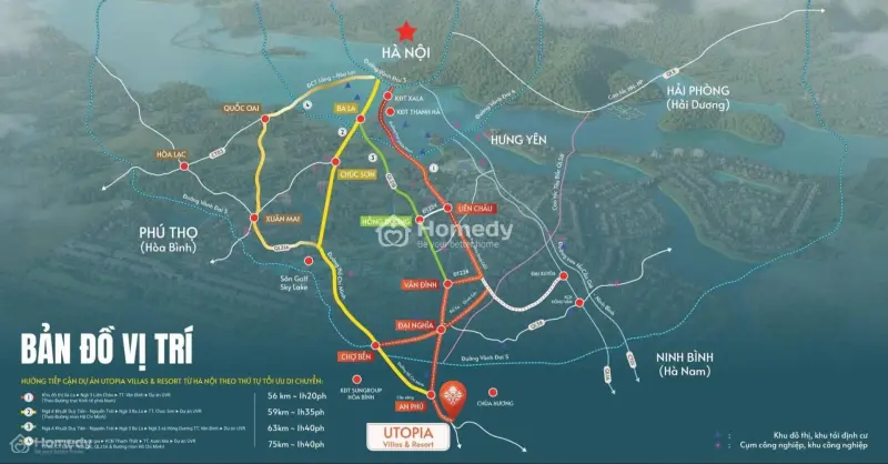 Sở Hữu Căn Hộ Nghỉ Dưỡng Tại Hồ Thác Bạc Chỉ Từ 2,5Tỷ/112M2 Tại Khu Đô Thị Nghỉ Dưỡng Utopia