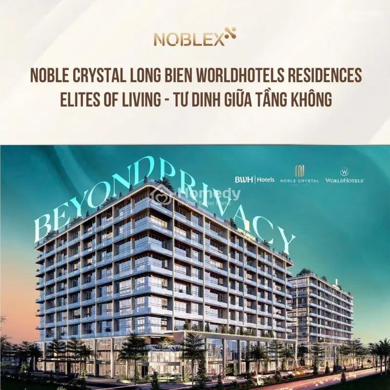 Siêu Phẩm Độc Bản Skyviila Noble Crystal Long Biên - Căn Hộ Cao Cấp Nhất Long Biên Lh 0987106***