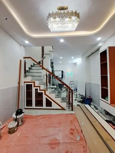 Nhanh Mới Kịp Mới 100% Nhỉnh 3Tỷ Trệt+Lầu Kiên Cố Hxh Gần Chợ Sổ A4