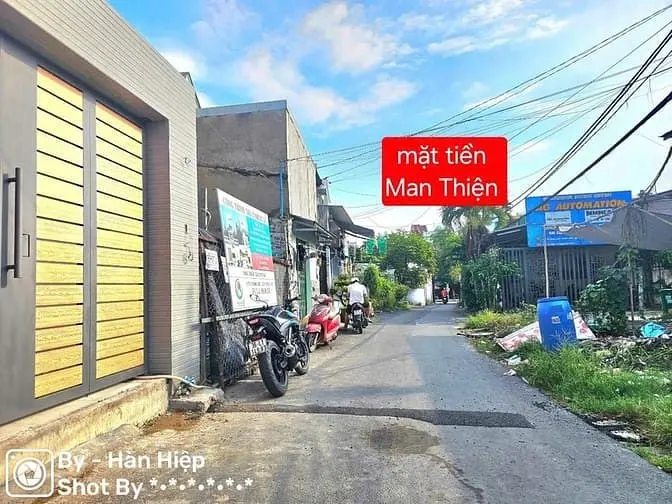 Bán Đất Mặt Tiền Hẻm 244 Man Thiện, Tnp. A Q9 - Dt: 92M2 Cn Đất Ở 80M