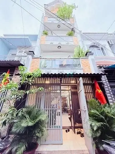 Nhà Mới Hẻm Nhựa Thông 7M Gần Mt Độc Lập 4X12M2 4 Tầng 4Pn Giá 6.8 Tỷ