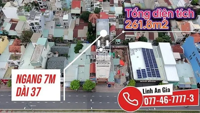 Siêu Phẩm Trung Tâm Thủ Đức - Hầm 7 Tầng - 261,8M² Doanh Thu 10Tỷ/Năm