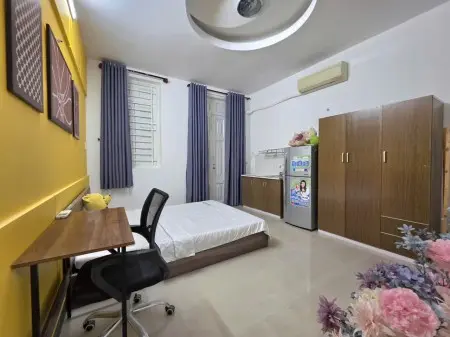 Trọ Bình Thạnh Gần Chợ Bà Chiểu Studio 34M2 Cửa Sổ Thoáng Sáng Nguyễn Văn Đậu Bình Thạnh