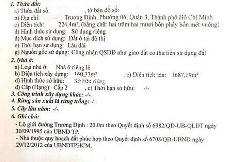 Bán Tòa Nhà Quận 3, Trương Định Khúc Kỳ Đồng, 1 Hầm + 8 Tầng, 224M2, 290 Tỷ