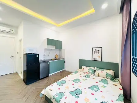Phòng Cửa Sổ Full Nội Thất 32M2 Lê Quang Định Bình Thạnh Gần Chợ Bà Chiểu Cầu Bông Hàng Xanh Quận 1