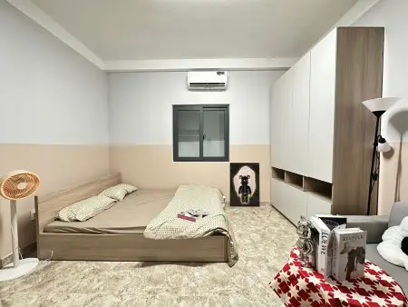 Studio Cửa Sổ Mới Xây Full Nội Thất