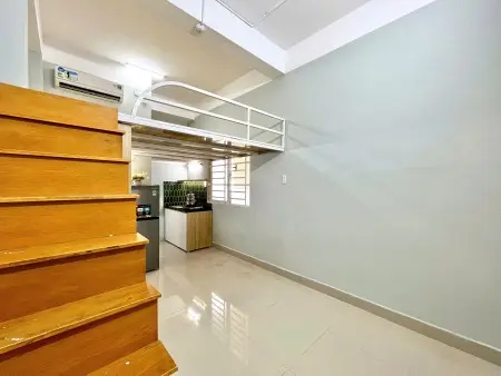 Phòng Gác Lửng 25M2 Full Tiện Nghi, Cửa Sổ Trời, 138 Phan Văn Trị