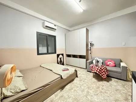 Studio Cửa Sổ Mới Xây Full Nội Thất