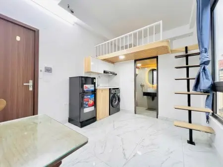 Căn Hộ Gác Cao Tân Phú - Máy Giặt Riêng - Chỉ Tính Điện Nước Còn Lại Free