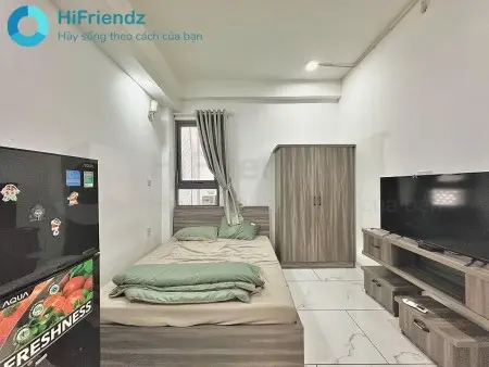 Cho Thuê Căn Hộ Studio Cao Cấp Tiện Nghi Đầy Đủ. Có Cả Gym Nha