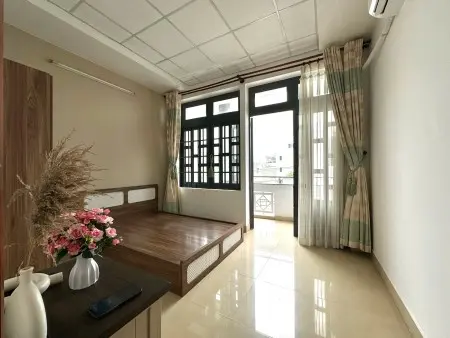 Căn Hộ 1 Phòng Ngủ Cao Cấp Nhà Mới Xây Ngay Chung Cư 4S.