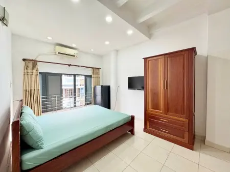 Phòng Studio Full Nội Thất Quận 10 – Bếp & Wc Riêng – Ban Công Thoáng – Trần Minh Quyền Q.10