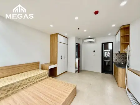 Cho Thuê Phòng Studio Full Mới Tinh - Ban Công Thoáng - Máy Giặt Riêng Ngay Lê Đức Thọ- Svđ Mỹ Đình