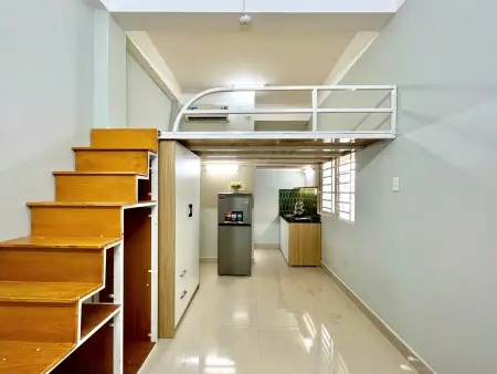 Phòng Gác Lửng 25M2 Full Tiện Nghi, Cửa Sổ Trời, 138 Phan Văn Trị
