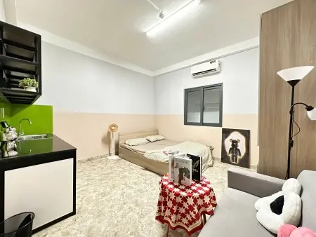 Studio Cửa Sổ Mới Xây Full Nội Thất