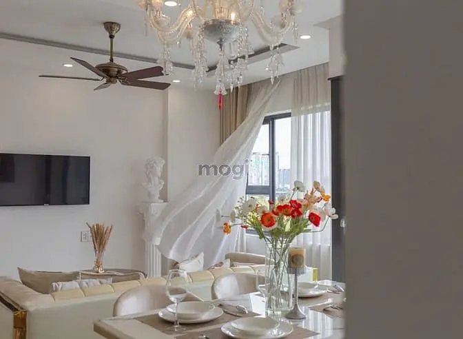 New City 3Pn View Sông - Diện Tích 104M2 - Full Nt Đẹp. Giá 22Tr/Tháng