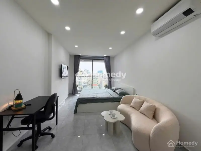 Chung Cư Sky Center, Dạng Office, Nội Thất, 45M2, 1Pn, 11Tr5/Th.