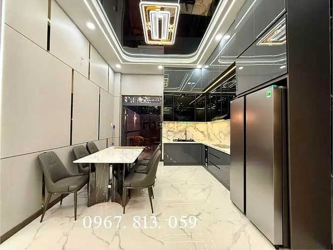 Nhà Đường Thông, Bên Trường Học, Dt:4X25M, Trệt, 3Lầu, Sân Ô Tô, 4Pn,