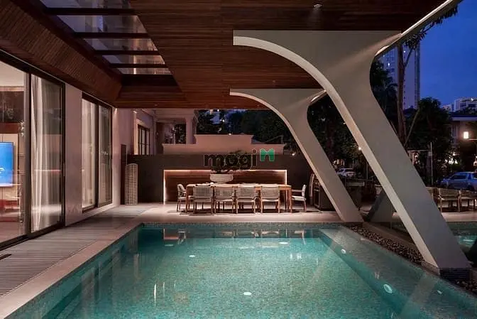 Bán Biệt Thự Mỹ Phú Cao Cấp Phú Mỹ Hưng Quận 7 Dt:402M2 Hầm Trệt Lầu