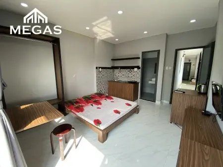 Cho Thuê Căn Hộ Full Nội Thất Có Ban Công Tại Ngã Tư Bình Thái