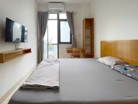 Cho Thuê Studio Có Ban Công, Nội Thất Đầy Đủ - Nơ Trang Long, Bình Thạnh Gần Đh Văn Lang Cs2