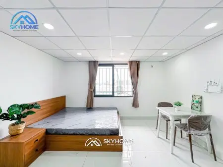 Trọ Bình Thạnh Gần Chợ Bà Chiểu Studio 34M2 Full Nội Thất Cửa Sổ Lớn Lê Quang Định Bình Thạnh