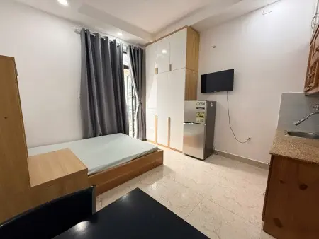Trọ Bình Thạnh Gần Q1, Chợ Bà Chiểu Studio 32M2 Ban Công Sáng Có Thang Máy Lê Văn Duyệt Bình Thạnh