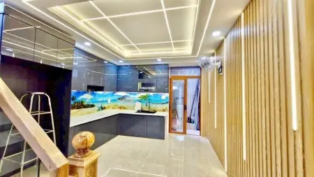 Cho Thuê Nhà Nc 81M2 Hẻm Lê Đình Cẩn,Bình Tân. 1 Trệt 1 Lửng 2 Lầu. 5Pn 5Wc