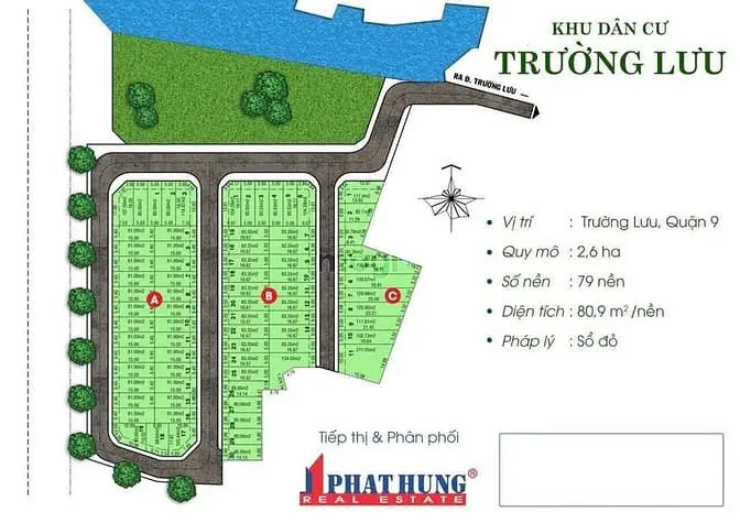 Bán Lô Vạn Phát Hưng Đường Trường Lưu, P. Long Trường, Q9 - Dt 83.4M2
