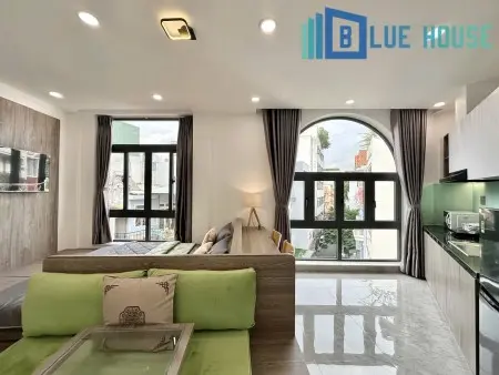 Cho Thuê Căn Hộ Mới Nhiều Cửa Sổ 35M2 Ở Gần Cầu Thị Nghè Thuận Tiện Di Chuyển Quận 1, 3