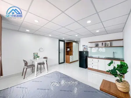 Trọ Bình Thạnh Gần Chợ Bà Chiểu Studio 34M2 Full Nội Thất Cửa Sổ Lớn Lê Quang Định Bình Thạnh