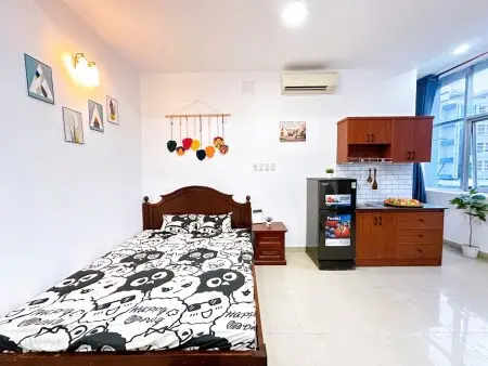 Studio Bancol Full Nội Thất Mới Keng Chưa Bóc Seal Ngay Tại Trung Tâm Q10