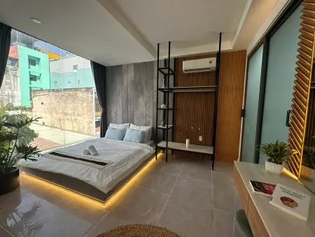 Studio View Kính – Full Nội Thất – Nguyễn Oanh – Có Thể Dọn Vào Ở Ngay