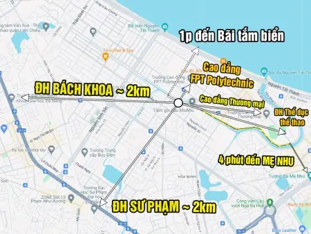 Chính Chủ Cho Thuê Tầng Trệt 2 Mặt Tiền 50M2 - Q. Thanh Khê