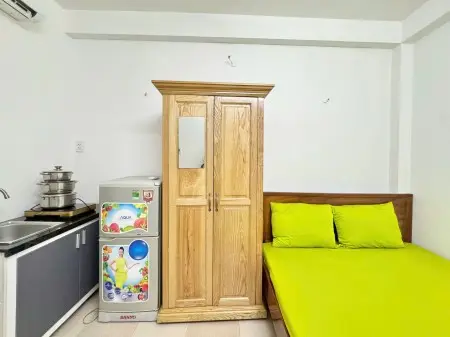 Phòng Studio Full Nội Thất 81 Trương Định – Bếp Riêng, Wc Riêng – Cực Kì Mát Mẻ, Giá Chỉ 4,5Tr