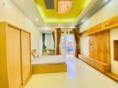 Trọ Bình Thạnh Gần Chợ Bà Chiểu Studio 36M2 Ban Công Thoáng Full Nội Thất Hòa Hoa Thám Bình Thạnh