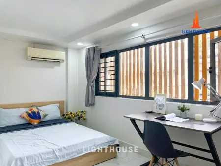 Cho Thuê Phòng Bình Thạnh Gần Metro, Ngã Tư Hàng Xanh, Thang Máy, Hầm Xe. Full Nội Thất